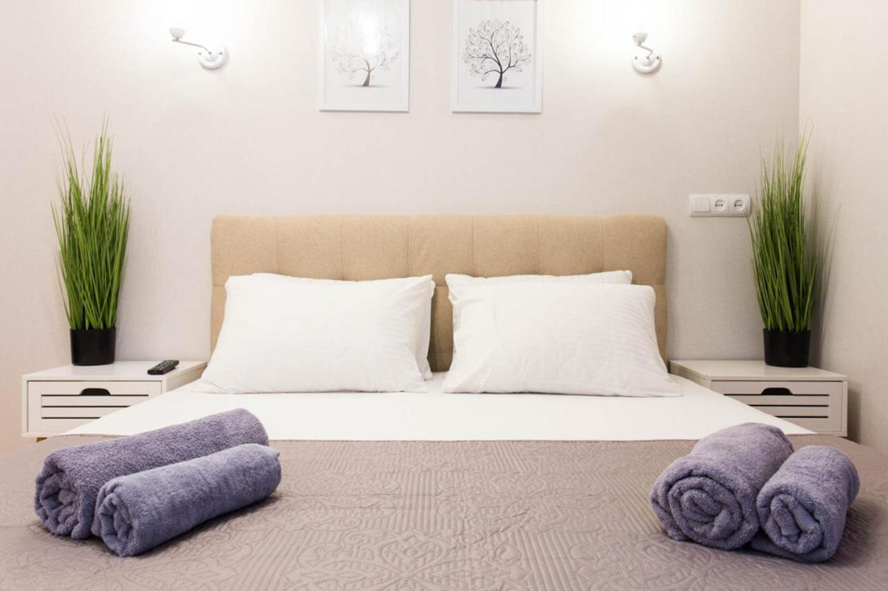 Apartment In The City Center - Gimnasiyna Naberezhna 24A-1 Charkiv Esterno foto
